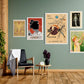 Art Nouveau Gallery Wall (Set of 5 Prints)