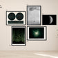 Astronomy Art Gallery Wall Set of 5 Poster