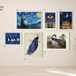 Blue Gallery Wall (Set of 6 Art Prints)