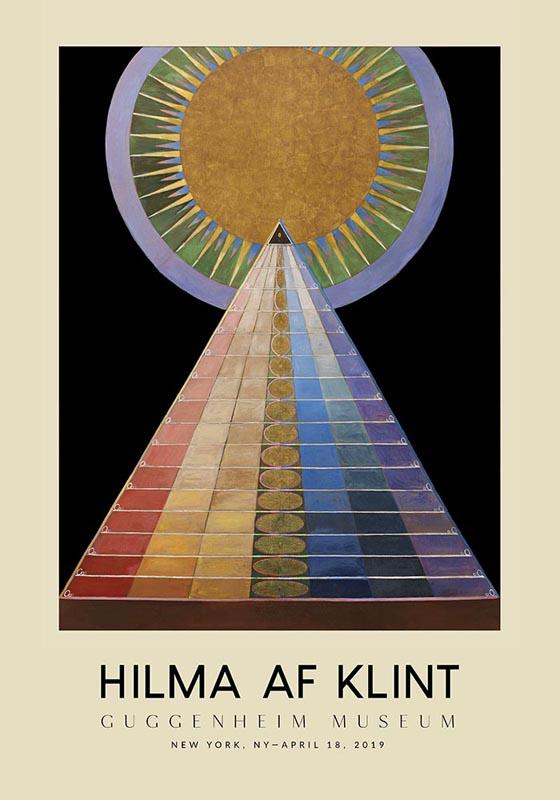 Hilma Af Klint Conjunto de 3 impresiones artísticas