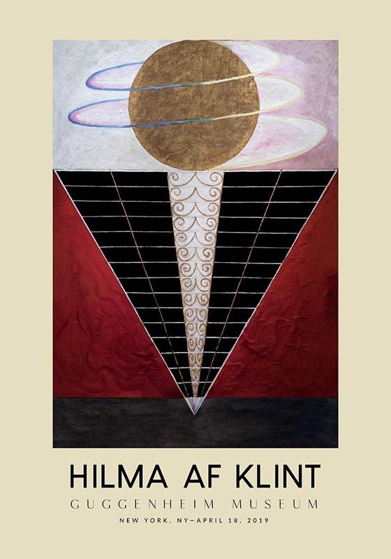 Hilma Af Klint Conjunto de 3 impresiones artísticas