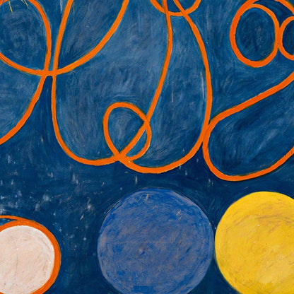 Hilma Af Klint El cartel de la exposición Guggenheim número 1 de los diez más grandes
