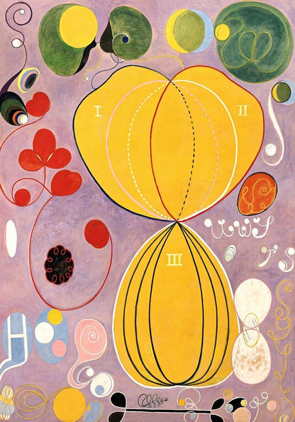 Galería de arte abstracto, conjunto de 5 impresiones artísticas