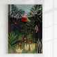 Monkeys and Parrot by Rousseau Art Print