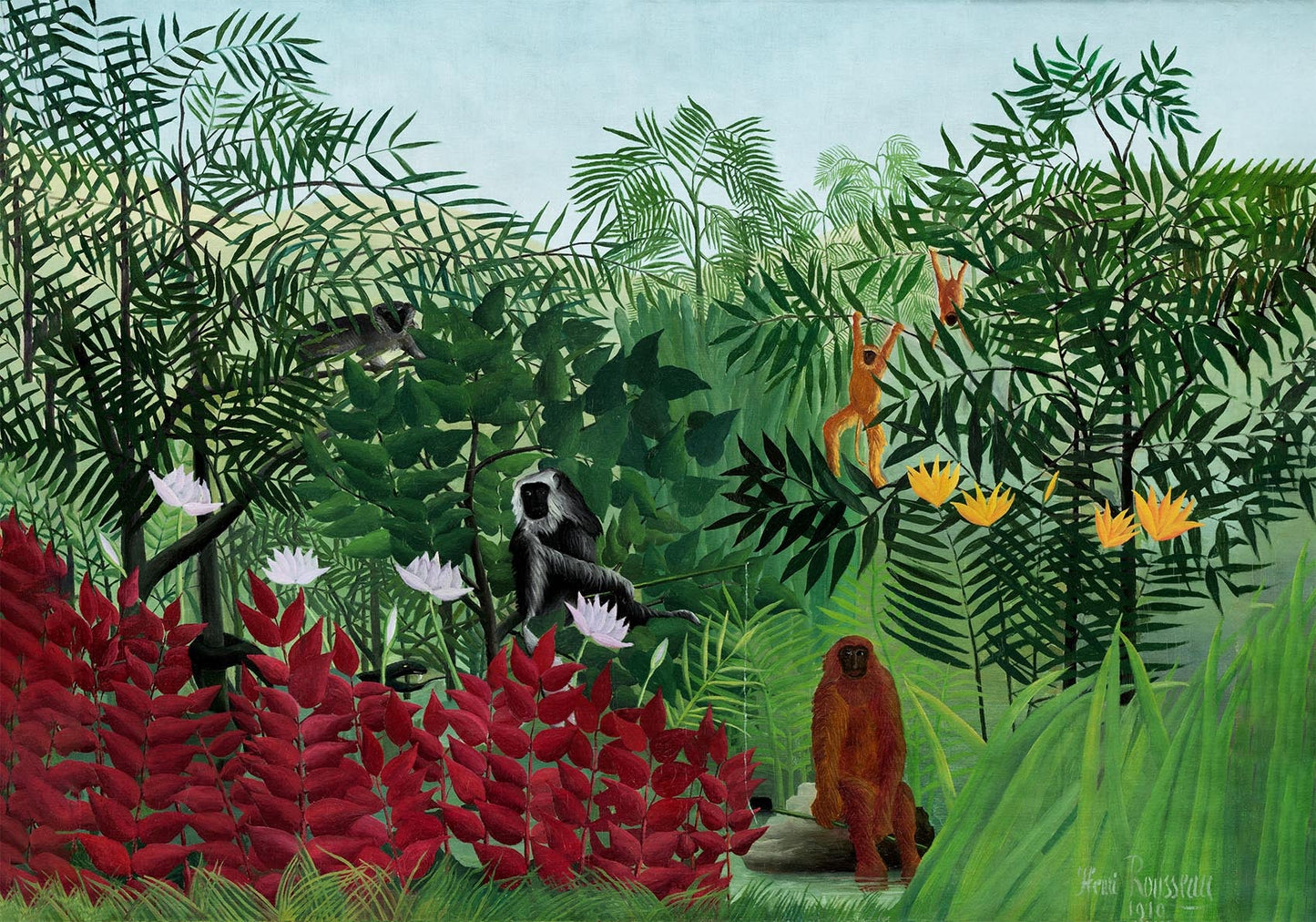 Tropical Forest by Rousseau Art Print