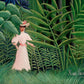 Woman Walking in an Exotic Forest by Rousseau Art Print