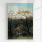 Rendez-vous in the Forest by Rousseau Art Print