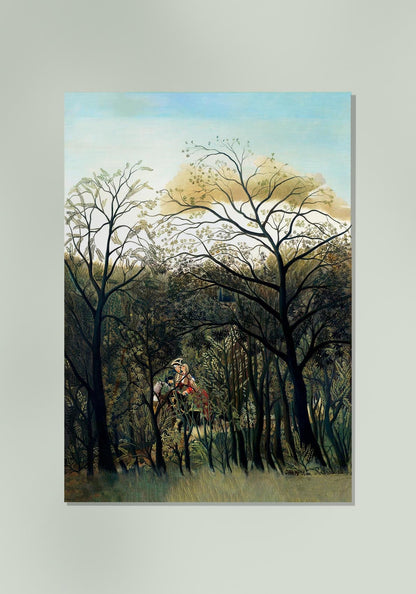 Cita en el bosque de Rousseau Lámina artística