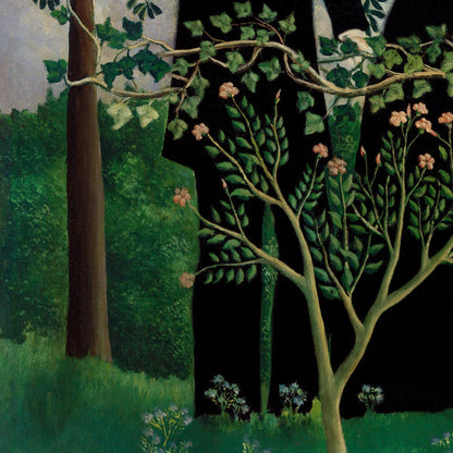 El pasado y el presente de Rousseau Lámina artística