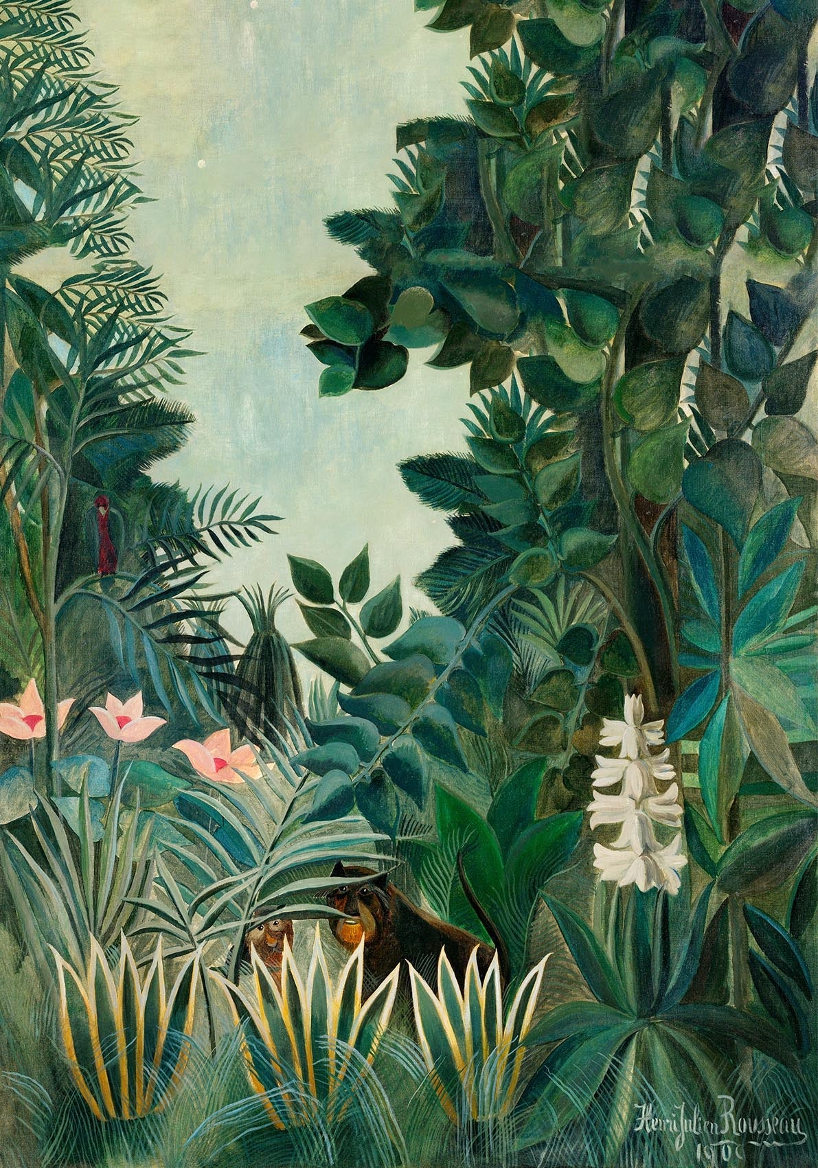 The Equatorial Jungle by Rousseau Art Print