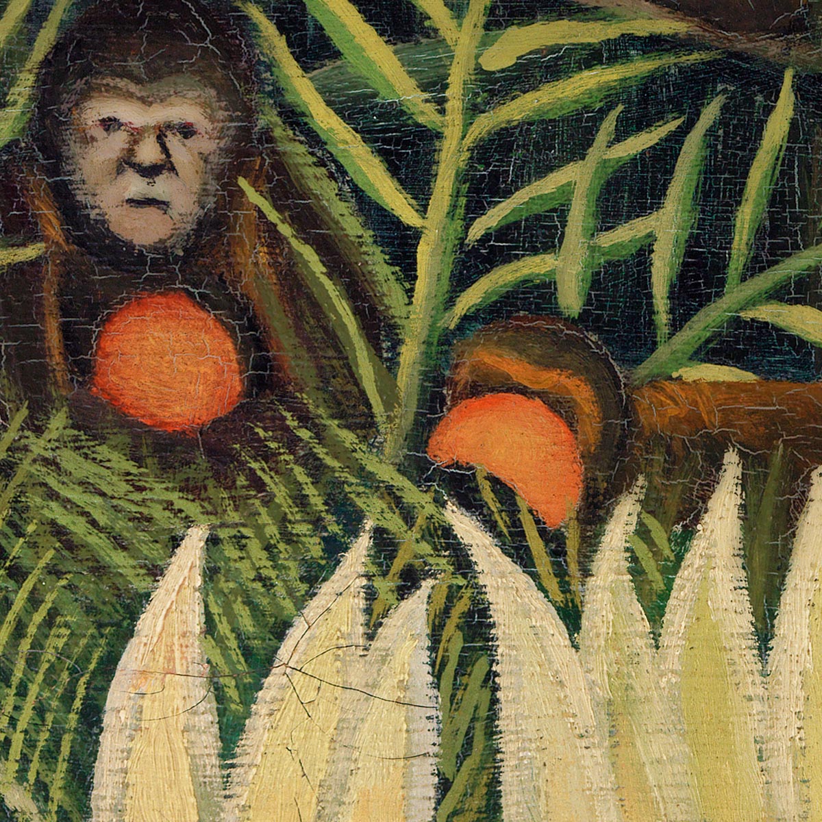 Monkeys and Parrot Rousseau Exhibition Poster