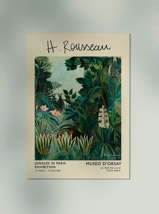 The Equatorial Jungle Rousseau Exhibition Poster