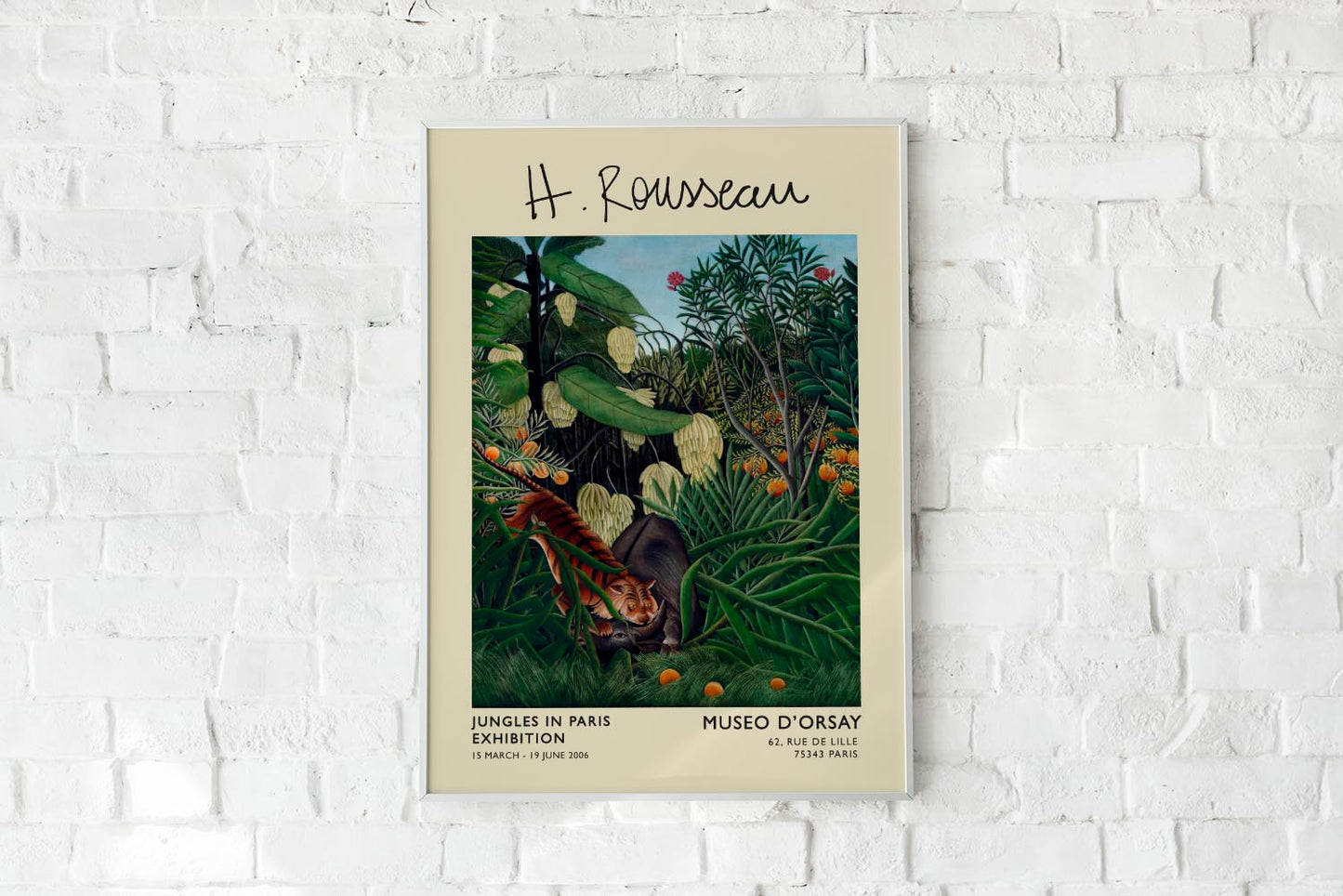 Fight Rousseau Exhibition Poster