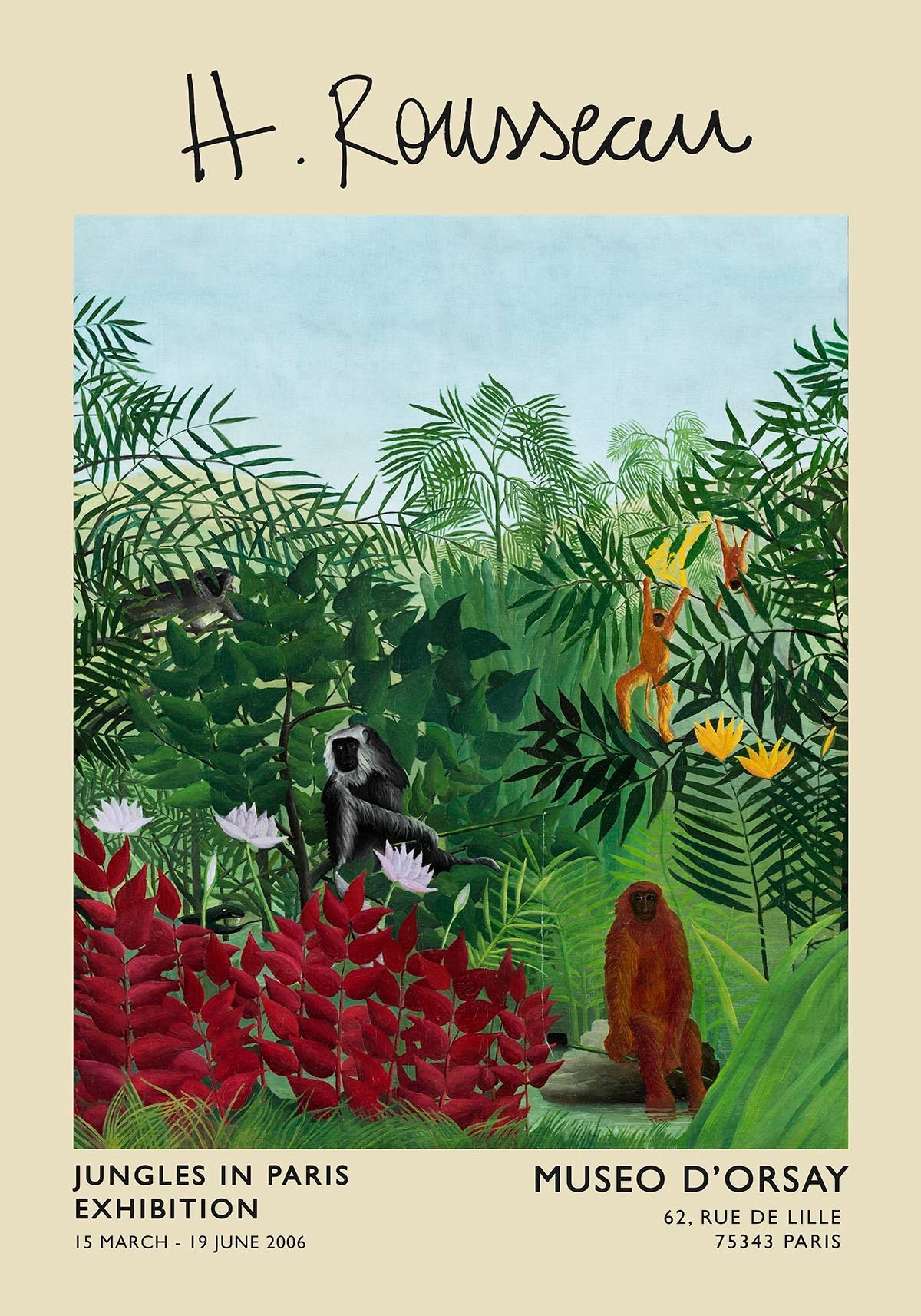 Tropical Forest Rousseau Exhibition Poster