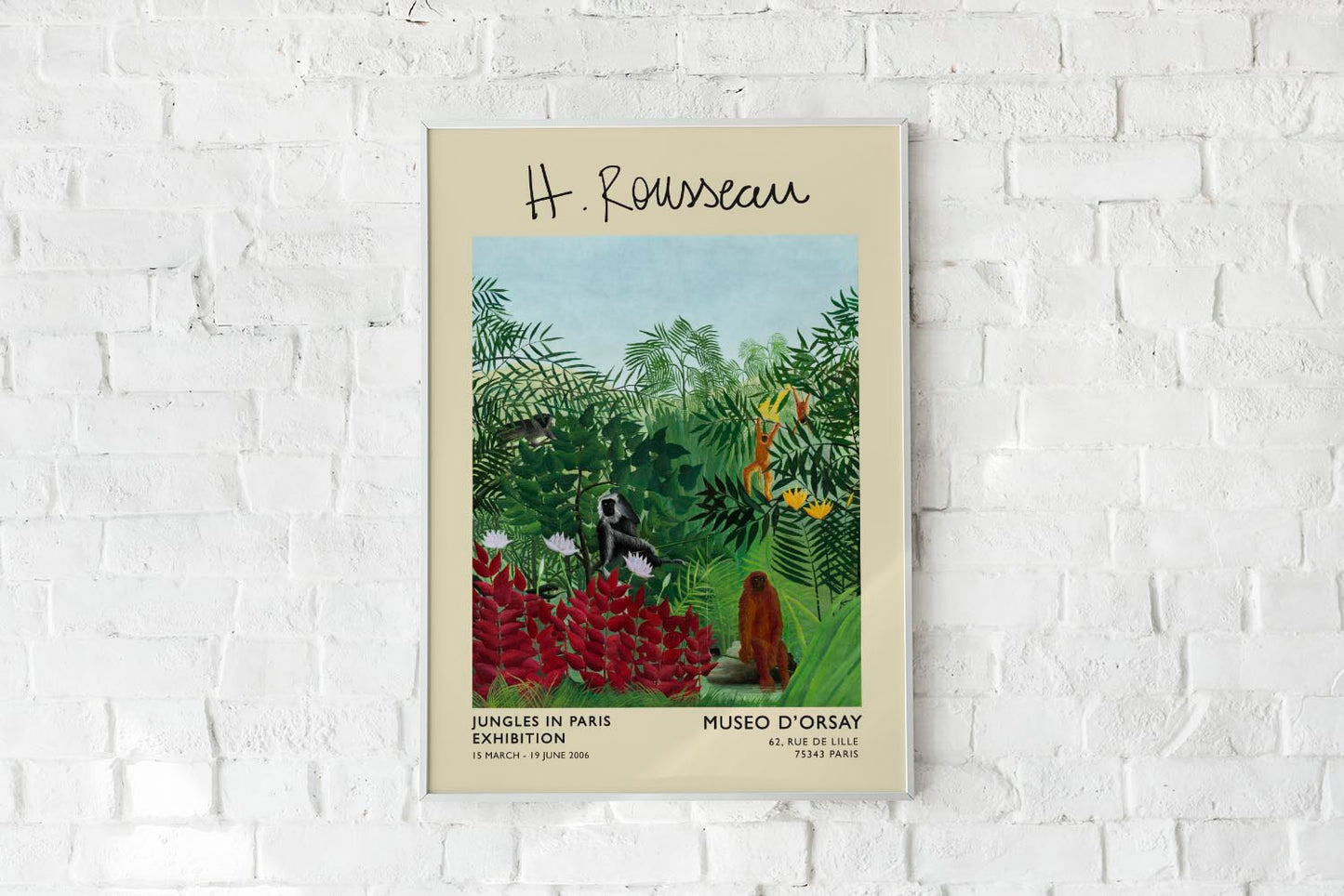 Tropical Forest Rousseau Exhibition Poster