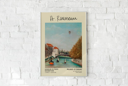 Cartel de la exposición Estudio de la vista de Rousseau