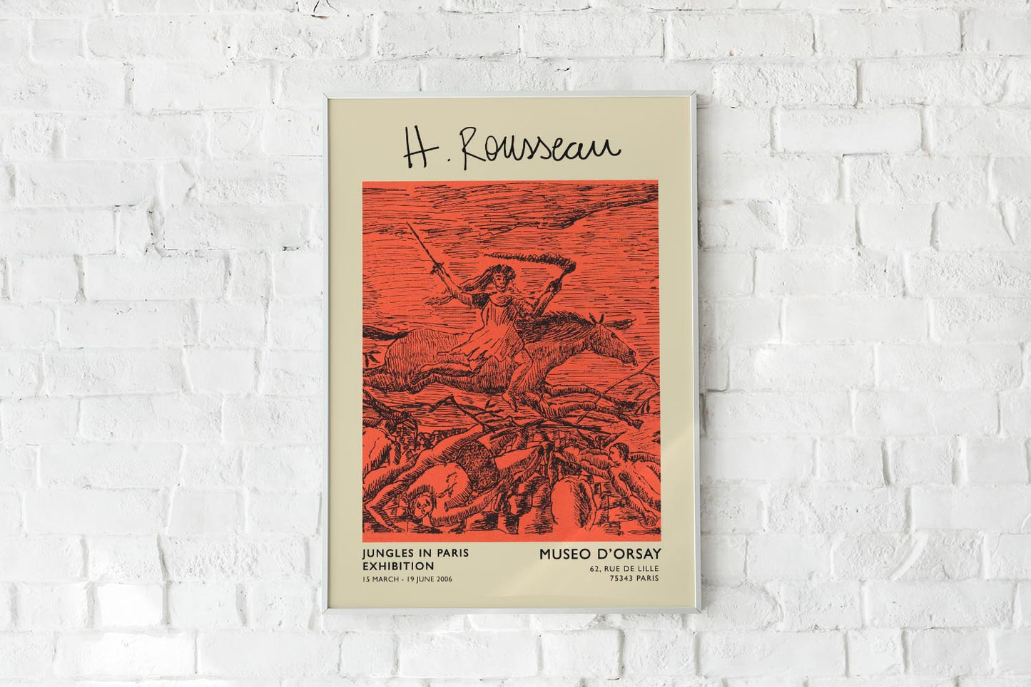 La Guerre Rousseau Exhibition Poster