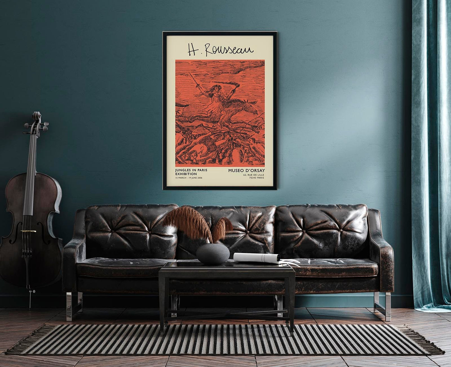 La Guerre Rousseau Exhibition Poster