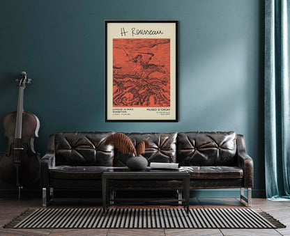 Cartel de la exposición La Guerre Rousseau