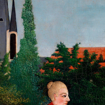 Cartel de la exposición Retrato de una mujer de Rousseau