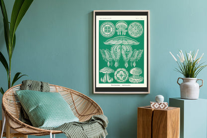 Discomedusae II - Medusa verde, de Ernst Haeckel