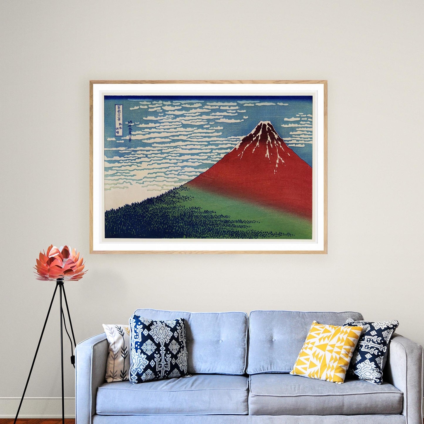 Monte Fuji Rojo de Katsushika Hokusai