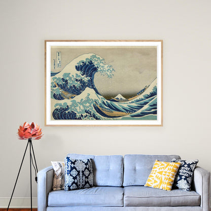 La gran ola de Kanagawa de Hokusai