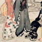 Three Geishas in Kimonos by Eishi Hosoda