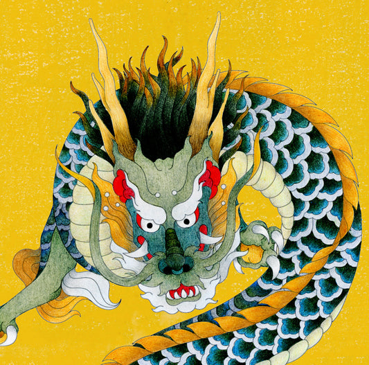 Japanese Dragon Style Poster