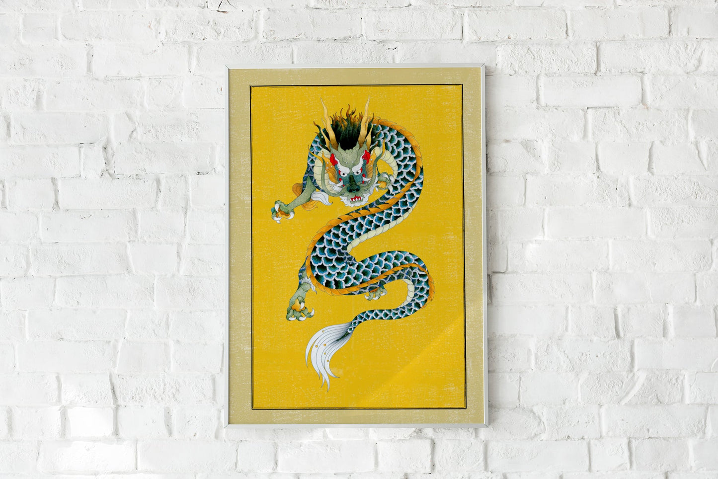 Japanese Dragon Style Poster