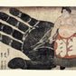 Sumo and his hand by Utagawa Hiroshige