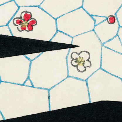 Patrón de kimono japonés de Bijutsu Sekai de Watanabe Seite