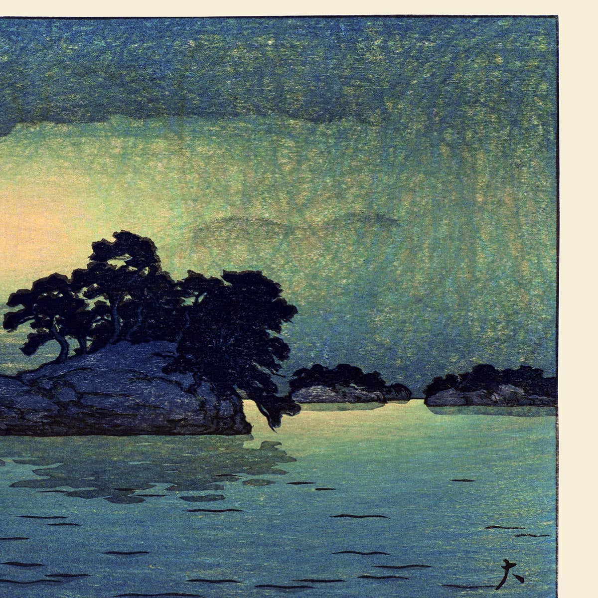 Matsushima a la luz de la luna, de Hasui