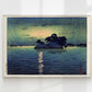 Matsushima in Moonlight by Hasui