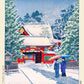 Snow at Hie Shrine by Hasui