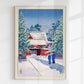 Snow at Hie Shrine by Hasui