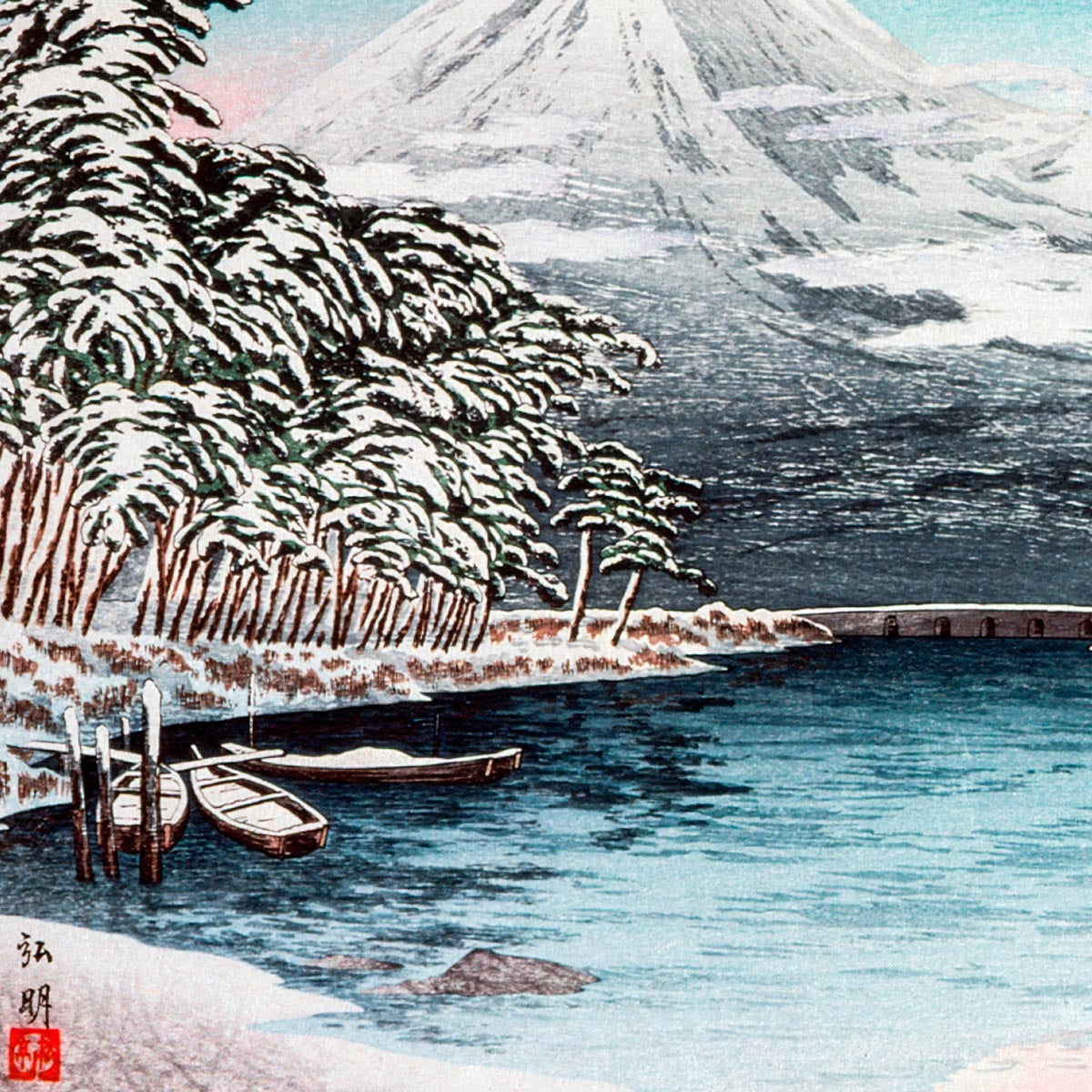 Mount Fuji from Tagonoura by Takahashi Shōtei