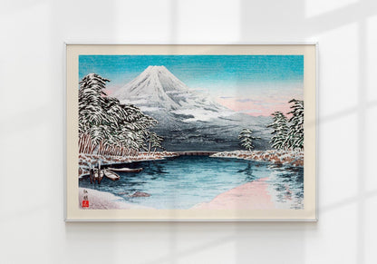 El monte Fuji desde Tagonoura, de Takahashi Shōtei