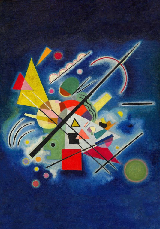 Blue Painting by Wassily Kandinsky Poster