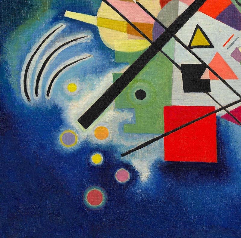 Póster Cuadro azul de Wassily Kandinsky