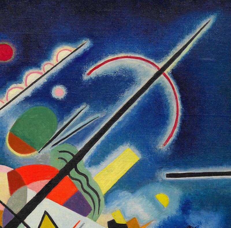 Blue Painting by Wassily Kandinsky Poster