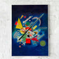 Blue Painting by Wassily Kandinsky Poster