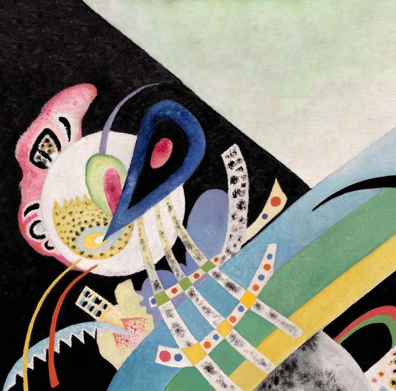 Póster Círculos sobre negro de Wassily Kandinsky