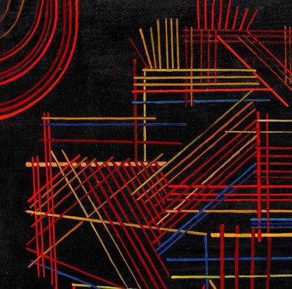 Póster Palitos de colores de Wassily Kandinsky