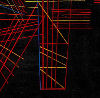 Póster Palitos de colores de Wassily Kandinsky