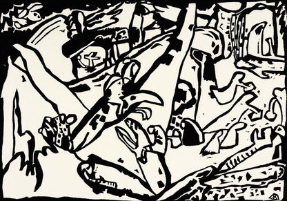 Póster Composición II de Wassily Kandinsky