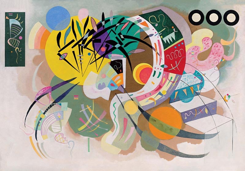 Póster Curva dominante de Wassily Kandinsky