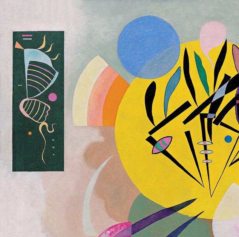 Póster Curva dominante de Wassily Kandinsky