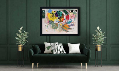 Póster Curva dominante de Wassily Kandinsky