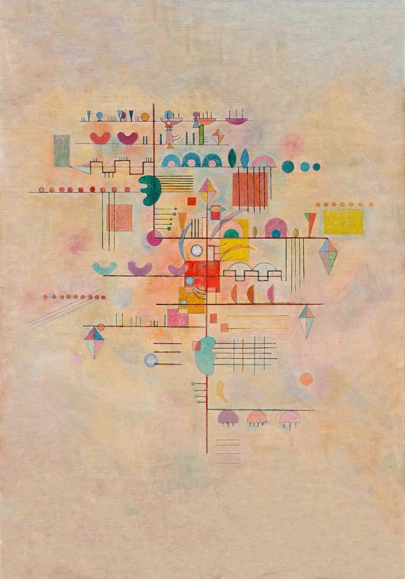 Graceful Ascent by Wassily Kandinsky Poster